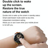 DT3 Mini 1.19 inch Leather Watchband Color Screen Smart Watch(Black)