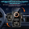WEKOME WP-U208 15W Mechanical Transparent Wireless Charging Car Holder(Grey)