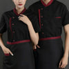 Spliced Chef Cooking Workwear  Catering Restaurant Coffee Shop Waiter Uniforms, Size:XL(Wine Red)