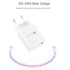 PD11 Single PD3.0 USB-C / Type-C 20W Fast Charger with 1m Type-C to 8 Pin Data Cable, EU Plug(Black)