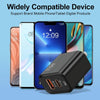 45PQ 45W PD25W + QC3.0 20W USB Super Fast Charger with Type-C to 8 Pin Cable, US Plug(Yellow)