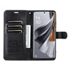 For Samsung Galaxy S24 Ultra 5G AZNS Sheepskin Texture Flip Leather Phone Case(Black)