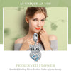S925 Sterling Silver Blue Zircon Movable Owl Pendant DIY Bracelet Accessories, Style:Necklace+Pedndant