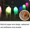 Halloween LED White Yarn Skull Ghost Festival Horror Atmosphere Decorative Lights, Style: 5m 20 Lights (White)