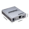HDMI Single Cable 120m Transmitter / Receiver Extender 4K HD Transmitter UK Plug(Gray)