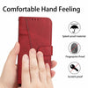 For Samsung Galaxy A56 5G Stitching Calf Texture Buckle Leather Phone Case(Red)