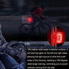 Bicycle Light USB Charging Outdoor LED Riding Lamp Set, Style: Tail Light