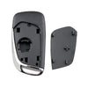 For PEUGEOT Car Keys Replacement 2 Buttons Car Key Case with Holder, without Grooved
