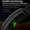 K50 1.08 inch Silicone Band Earphone Detachable IP67 Waterproof Smart Watch Support Bluetooth Call(Black)