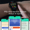 NORTH EDGE E102 Blood Oxygen Body Temperature Monitoring Bluetooth Smart Watch(Black)