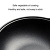 25cm Cast Iron Frying Pan Stewpot Universal Uncoated Non-Stick Casserole