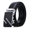 Dandali Casual Men Automatic Buckle Belt Business Soft Leather Pants Band, Length (cm): 125cm(ZD-2)