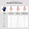 Intelligent Robot Split Finger Training Rehabilitation Glove Equipment With UK Plug Adapter, Size: M(Orange Left Hand)
