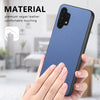 For Samsung Galaxy A32 5G Twill Fabric Leather Skin Back Phone Case(Blue)