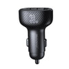 JOYROOM JR-CCD04 30W Dual PD + QC3.0 Ports Digital Display Car Charger(Black)