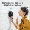 Smart Wireless Video Doorbell | 2-Way Audio | Night Vision | Black