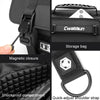Cwatcun D115 Shoulder Crossbody Waterproof Leather Film DSLR Camera Bag, Color: Black Small