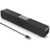 PULUZ 10W Soundbar Wired Wireless Bluetooth Surround Speaker(Black)