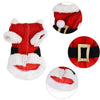 Small Dog Santa Costume, Red, Size S - Christmas Dog Coat