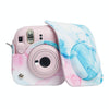 For FUJIFILM instax mini 12 Painted Full Body Leather Case Camera Bag with Strap(Dream Waves)