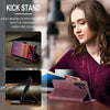 For Samsung Galaxy S25 Ultra 5G CaseMe 013 Multifunctional Horizontal Flip Leather Phone Case(Red)