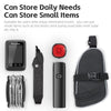 WEST BIKING Bicycle Saddle Tail Bag Portable Mini Tool Bag(Black)