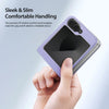 For Samsung Galaxy Z Flip6 5G DUX DUCIS Bril Series PU + TPU Phone Case(Purple)