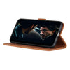 For Alcatel 1SE 2020 KHAZNEH Retro Texture PU + TPU Horizontal Flip Leather Case with Holder & Card Slots & Wallet(Brown)