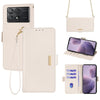 For Xiaomi Redmi K70 5G / K70 Pro 5G Crossbody Chain Leather Phone Case(White)