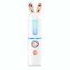 Facial Steamer Nano Spray Water Replenishing Instrument Portable Cold Spray Machine Charging Beauty Instrument Automatic Alcohol Sprayer, Style:Cute Rabbit(White)