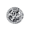 SC1189 Rose 925 Silver Beads DIY Jewelry Accessories