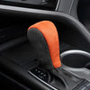 Suede Automatic Manual Gear Lever Cover(Orange)
