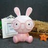 Fashion Cute Cartoon Rabbit LED 3-modes Dimming Touch Control Bedside Lamp, US Plug(Pink)