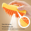 Pet Spray Massage Comb, Dog & Cat Grooming Brush (Yellow)