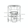 POS-6100 5.5 inch Handheld Android Smart Scan Code Cash Register Thermal Printing Machine PDA Terminal, EU Plug