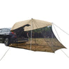 Rear Mosquito Repellent Sun Protection Tent RV Canopy Awning(Beige)