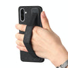 For Samsung Galaxy A56 5G Retro Wristband Holder Leather Back Phone Case(Black)