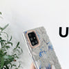 For Samsung Galaxy S22 Ultra 5G Translucent Plating Flower Phone Case(Po-phase Flowers)