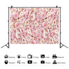2.1 X 1.5m Festive Photography Backdrop 3D Wedding Flower Wall Hanging Cloth, Style: C-1888