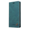 For Samsung Galaxy S20 FE Skin Feel Anti-theft Brush Horizontal Flip Leather Case with Holder & Card Slots & Wallet(Blue)