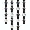 BINBOND B3820 30M Waterproof Ultra-thin Quartz Luminous Starry Watch, Color: Black Leather-Rose Gold-White