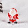 4pcs Christmas Micro Landscape Decorations Resin Craft Gifts Home Decoration Ornaments, Spec: Santa No.9