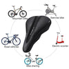 Wheel Up Bicycle Silicone Cushion Cover Mountain Bike Thickening GEL Saddle Cover Riding Equipment(Large)