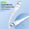 DUZZONA A10 PD20W 480Mbps Type-C to 8 Pin Fast Charging Cable, Length:1m(White)