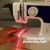 5mw Cross Red Light Hose Magnetic Infrared Laser Positioning LED Work Light(EU Plug)