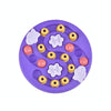 Interactive Dog Puzzle Feeder Toy - Purple - Slow Feeder Bowl