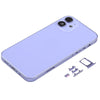 iPhone 12 Mini Back Cover Purple - SIM Tray & Lens