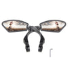 Bicycle Stainless Steel Mirror Foldable Rotating Rearview Mirror, Model: 037 1pair