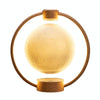 Magnetic Levitation Bluetooth Speaker Ornament Desktop Ambient Glow Night Lights, Style: Light Pattern Moon(EU Plug)
