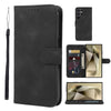 For Samsung Galaxy S25 Ultra 5G Skin Feel Geometric Lines Leather Phone Case(Black)